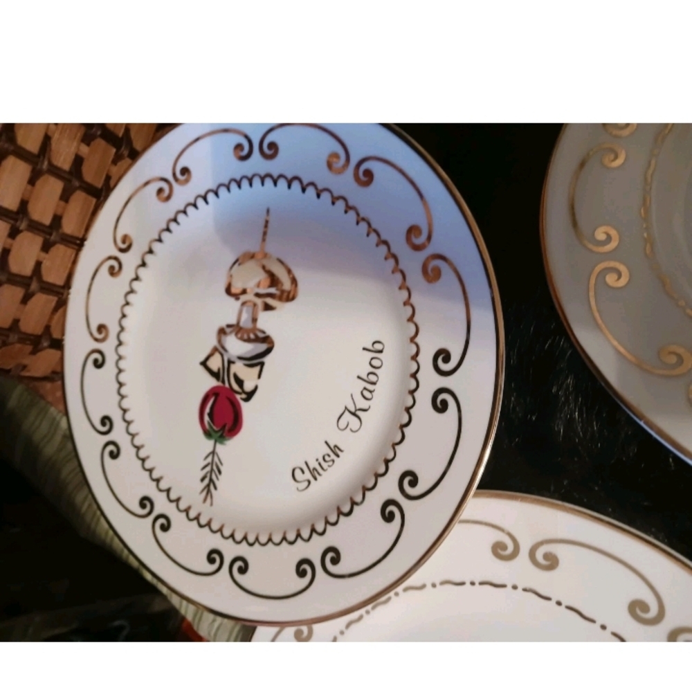 Elegant Dining The Cellar Appetizer Plates Set Of 4 - Picture 3 of 7
